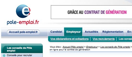 Aide financière au contrat de génération : demandez-la en ligne !